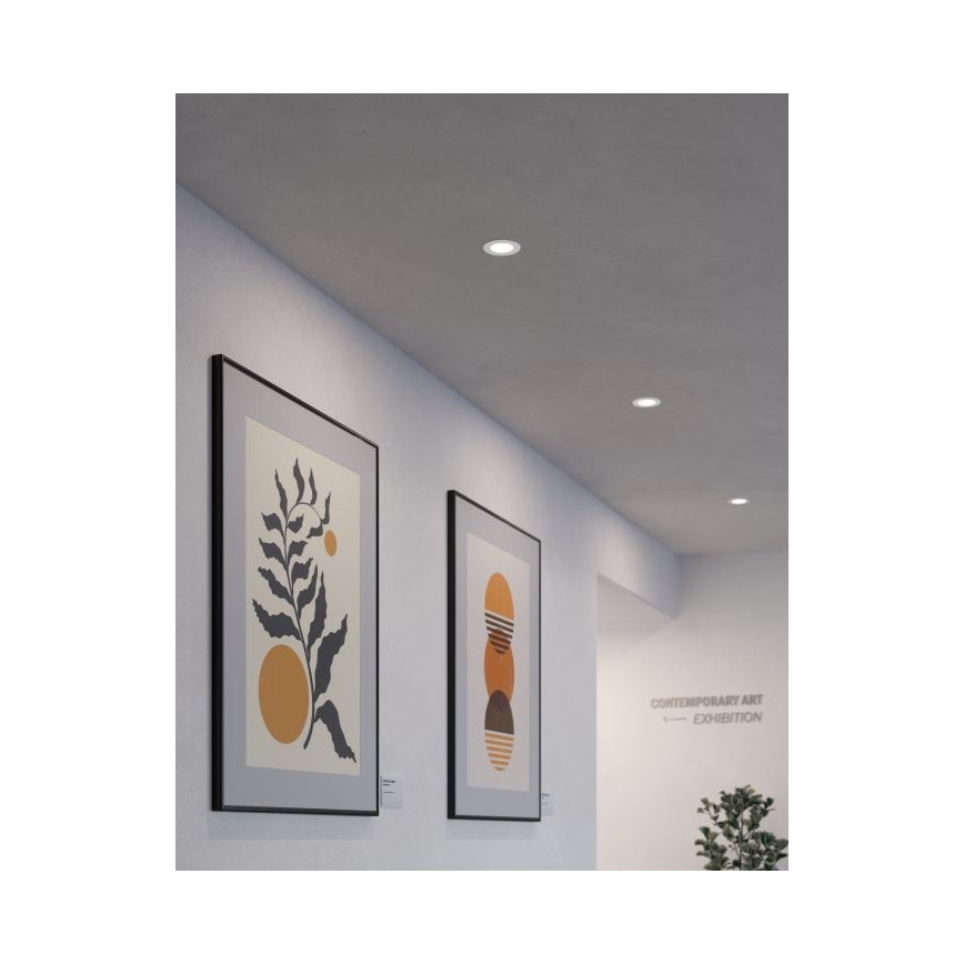 Eglo - LED-upotettava alasvalo 5,5 W, 230 V, Ø 11,7 cm