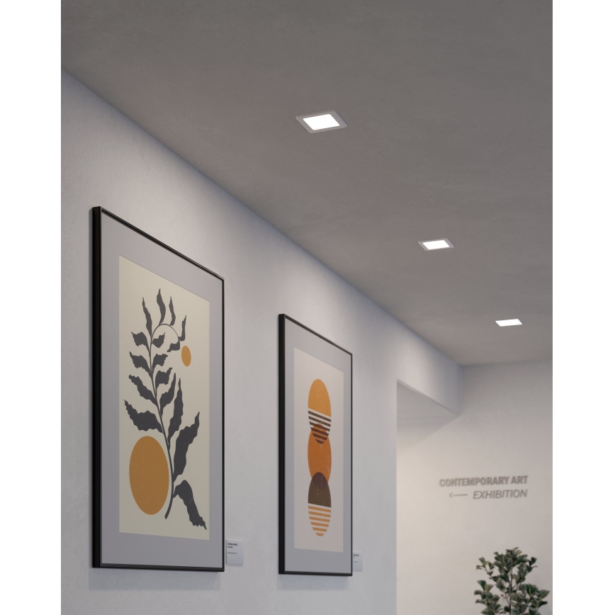 Eglo - LED-upotettava kattovalaisin LED/5,5W/230V 11,7x11,7 cm