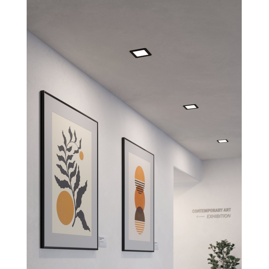 Eglo - LED-upotettava alasvalo LED/5,5W/230V 11,7x11,7 cm