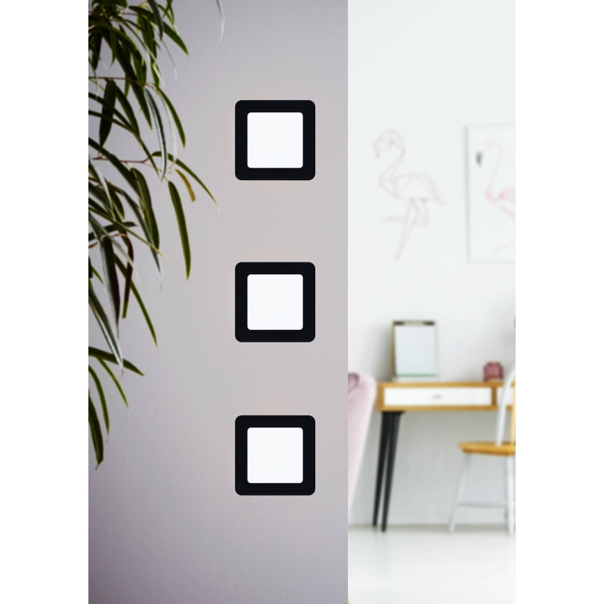 Eglo - LED-upotettava alasvalo LED/5,5W/230V 11,7x11,7 cm