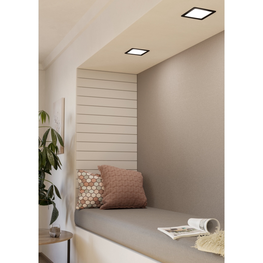 Eglo - LED upotettava alasvalo LED/10,5W/230V 16,6x16,6 cm