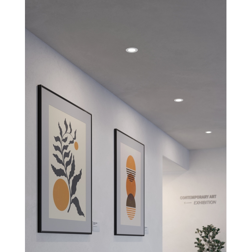 Eglo - LED-kylpyhuoneen upotettava alasvalo LED/2,7W/230V IP44 halkaisija 8,6 cm