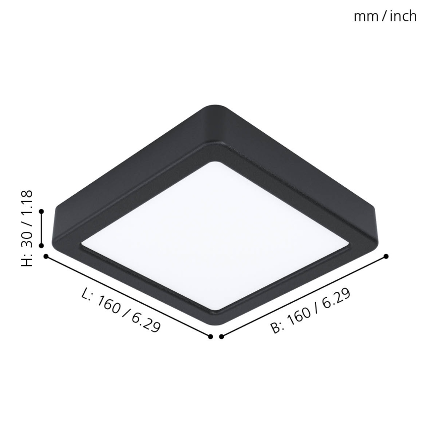 Eglo - LED-kattovalaisin LED/10,5W/230V 16x16 cm