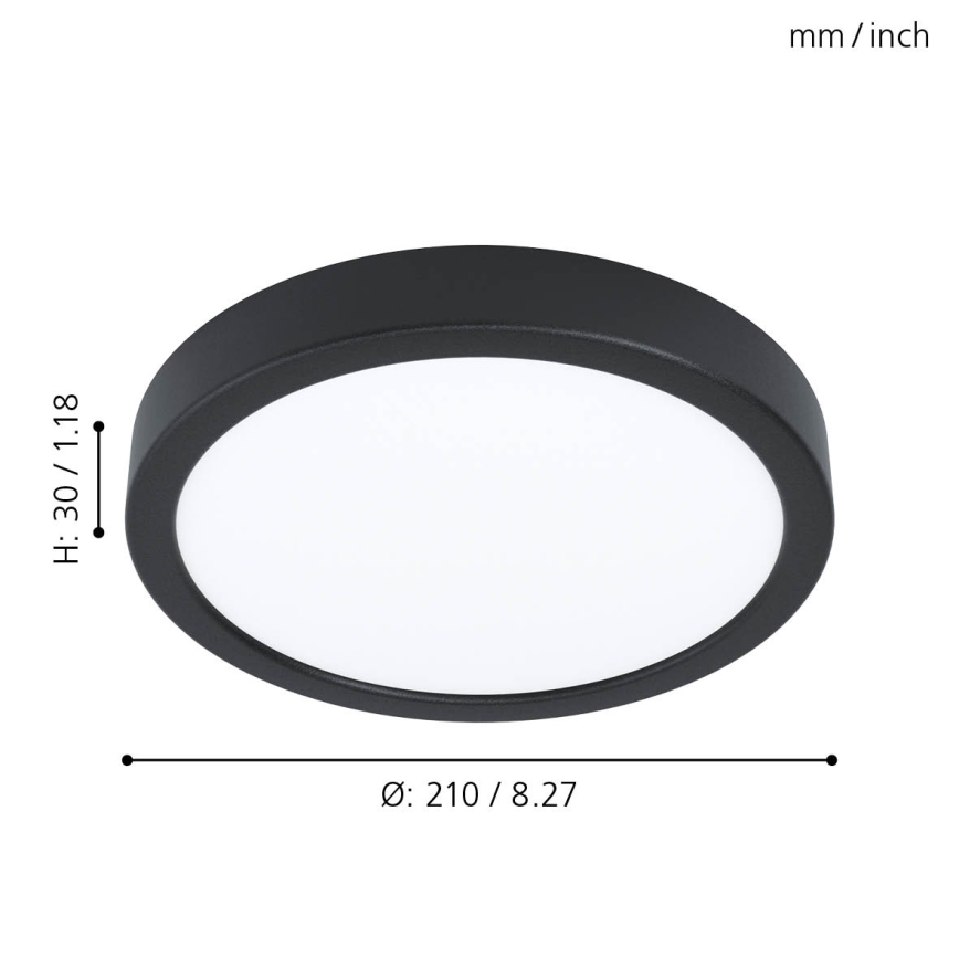 Eglo - himmennettävä LED-kattovalaisin LED/16,5 W/230 V Ø 21 cm