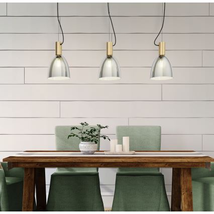 Eglo 99314 - Kattokruunu narulla LEBALIO 3xE27/40W/230V