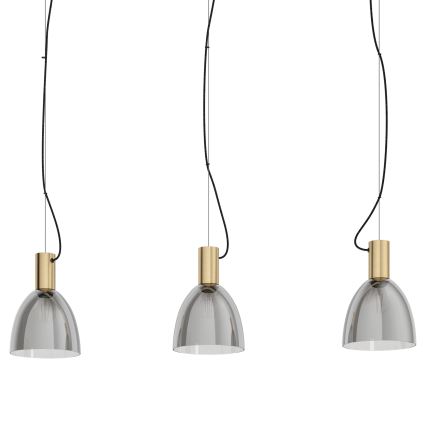 Eglo 99314 - Kattokruunu narulla LEBALIO 3xE27/40W/230V