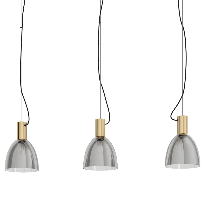 Eglo 99314 - Kattokruunu narulla LEBALIO 3xE27/40W/230V