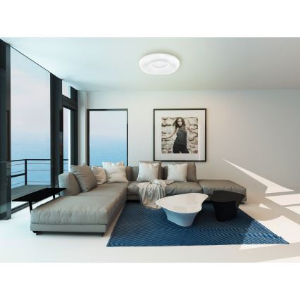 Eglo - LED himmennettävä kattovalaisin LED/18W/230V + kaukosäädin