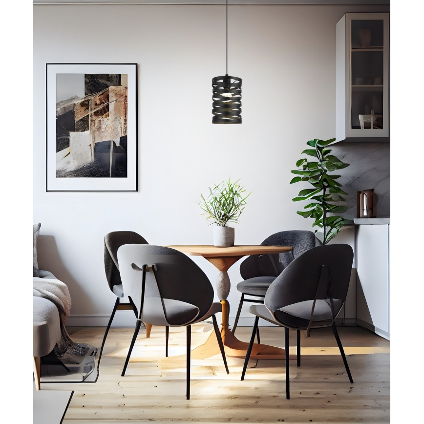 Eglo 99346 - Kattokruunu narulla CREMELLA 1xE27/40W/230V