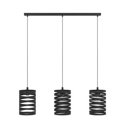 Eglo 99347 - Kattokruunu narulla CREMELLA 3xE27/40W/230V