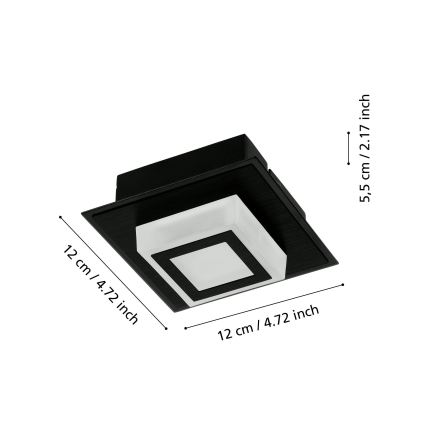 Eglo 99361 - LED-kattovalaisin MASIANO LED/3,3W/230V