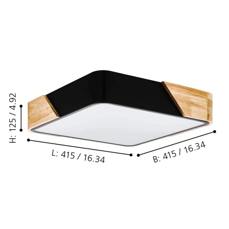 Eglo 99389 - Kattovalo GRIMALDINO 2xE27/28W/230V