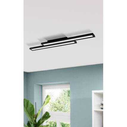 Eglo - LED RGB himmennettävä kattovalaisin SALITERAS-C 2xLED/10W/230V