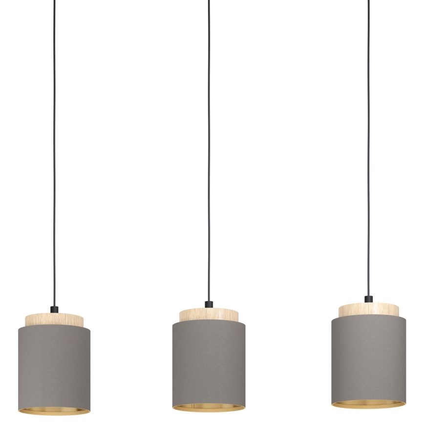 Eglo 99446 - Kattokruunu narulla ALBARIZA 3xE27/40W/230V