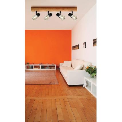 Eglo - Kohdevalo TOWNSHEND 4xE27/60W/230V