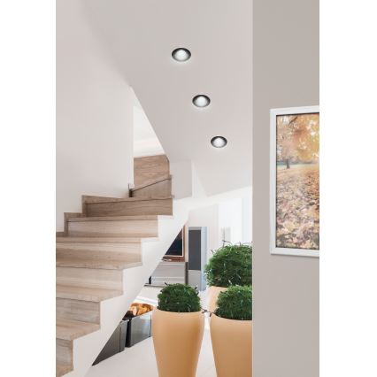 Eglo - LED Himmennettävä kylpyhuoneen upotettava valo LED/6W/230V 4000K IP44