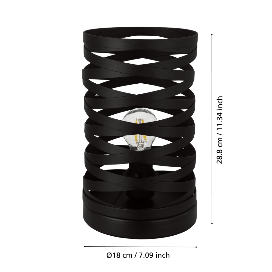 Eglo - Pöytälamppu 1xE27/40W/230V