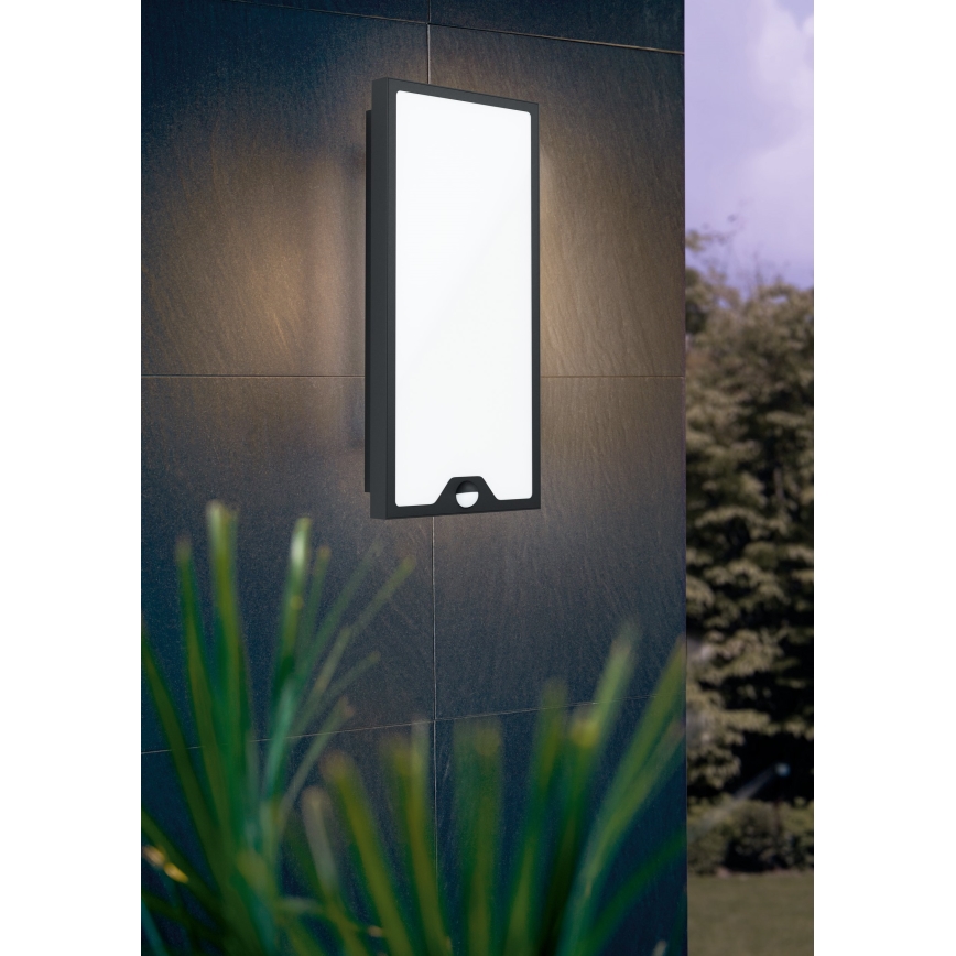 Eglo - LED-ulkoseinävalaisin anturilla LED / 16W / 230V IP44