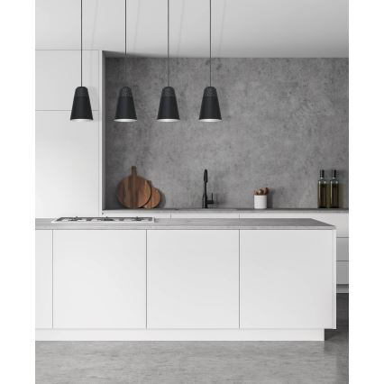 Eglo 99545 - CANTERRAS riippuvalaisin vaijerilla 4xE27/40W/230V