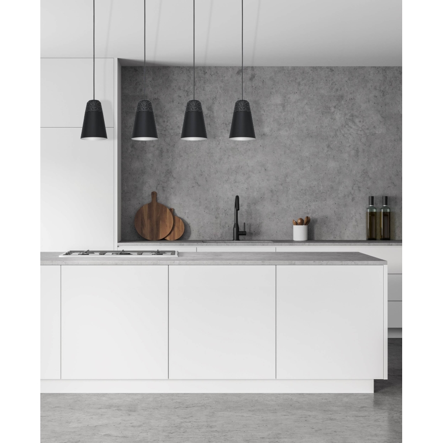 Eglo 99545 - CANTERRAS riippuvalaisin vaijerilla 4xE27/40W/230V