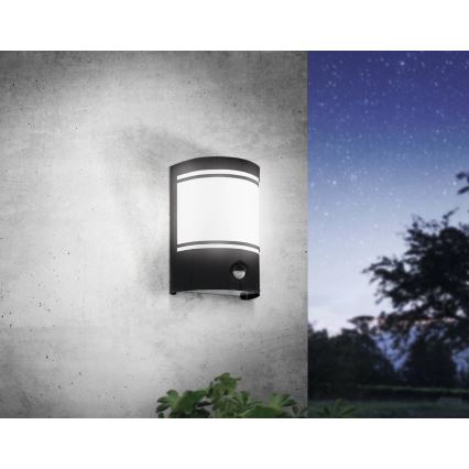 Eglo - Ulkoseinävalaisin anturilla 1xE27 / 40W / 230V IP44