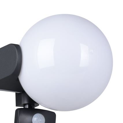 Eglo 99573 - Ulkoseinävalaisin liiketunnistimella RUBIO 1xE27/15W/230V IP44