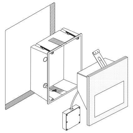 Eglo - LED-upotettava ulkotilavalaisin LED / 3,7W / 230V IP65 valkoinen