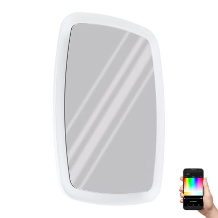 Eglo 99588 - LED RGBW himmennettävä kylpyhuonepeili taustavalolla 20W/230V IP44