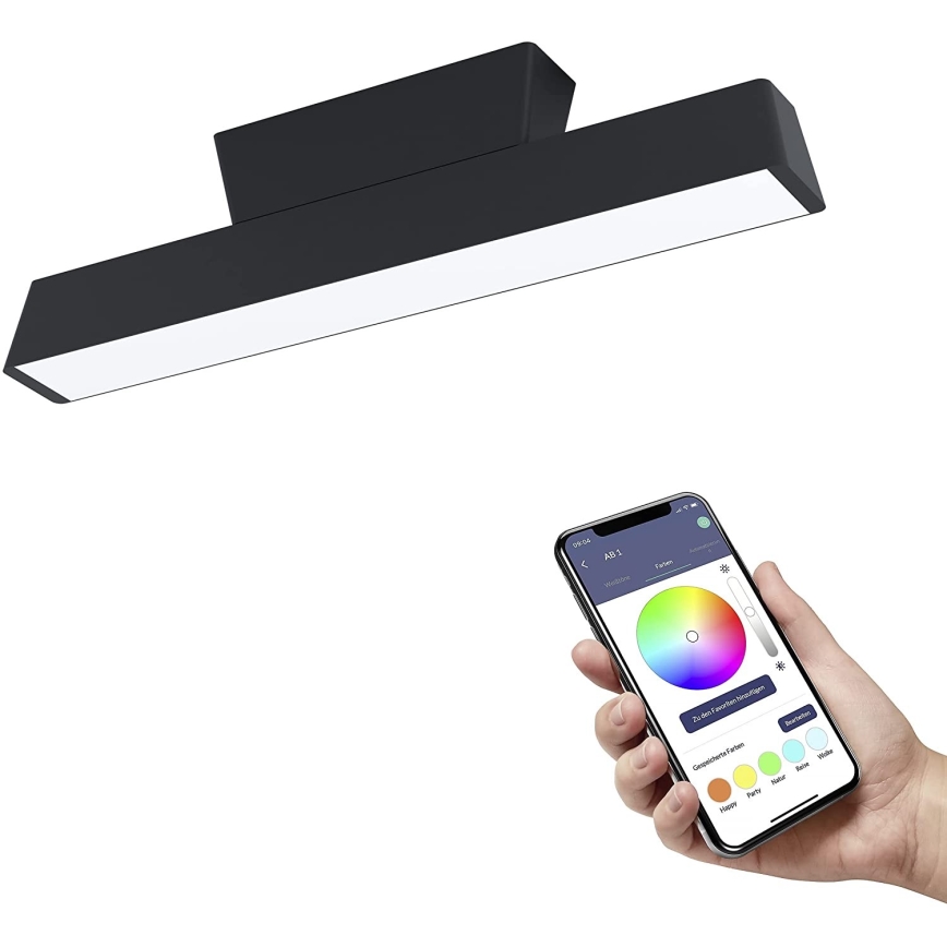 Eglo - LED RGBW Himmennettävä kattovalo LED/16W/230V ZigBee