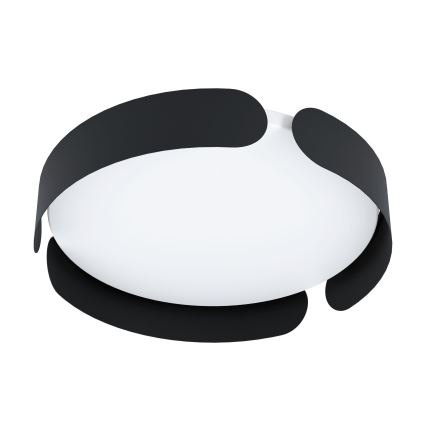 Eglo - LED-kattovalaisin LED/20W/230V halkaisija 37 cm musta