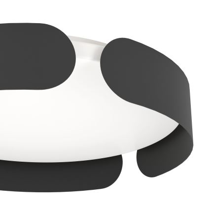 Eglo - LED-kattovalaisin LED/20W/230V halkaisija 37 cm musta