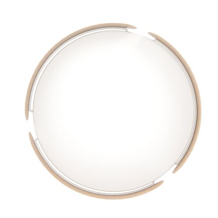 Eglo - LED-kattovalaisin LED/20W/230V Ø 37 cm beige