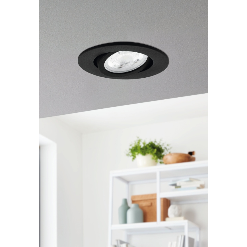 Eglo - LED RGBW Himmennettävä upotettava valo LED/5W/230V 2700-6500K ZigBee