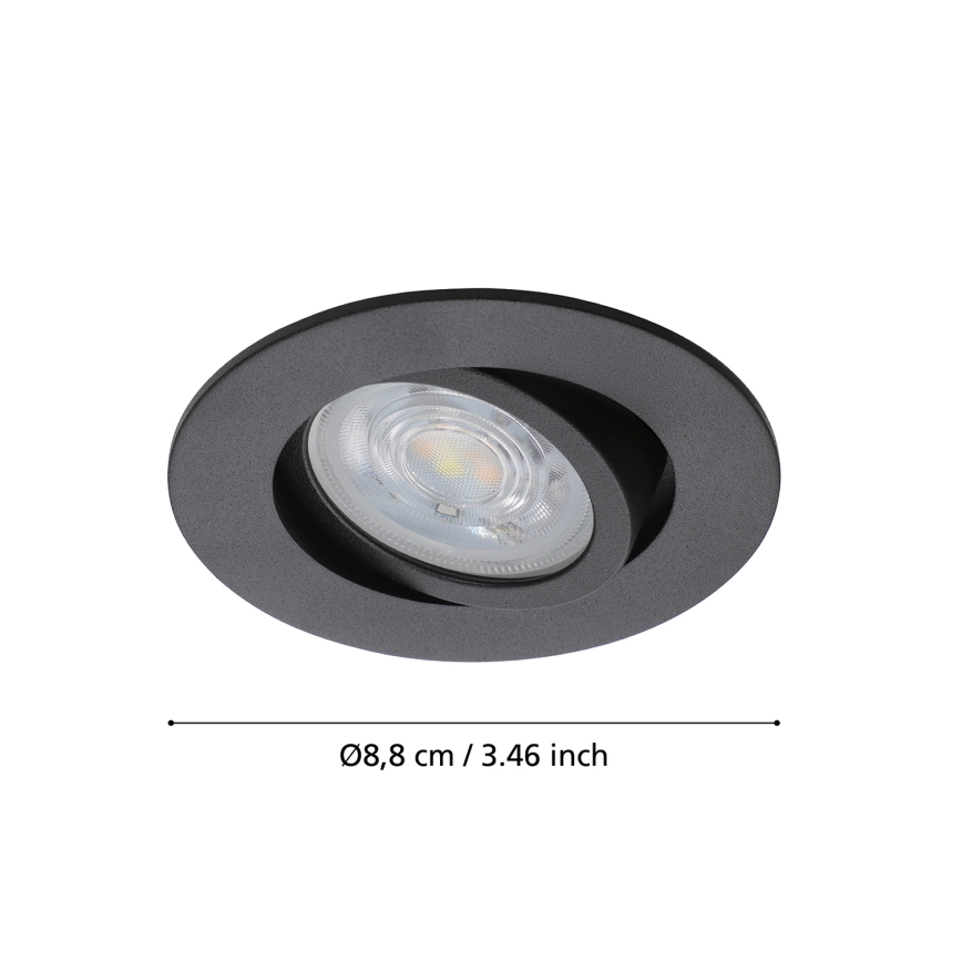 Eglo - LED RGBW Himmennettävä upotettava valo LED/5W/230V 2700-6500K ZigBee