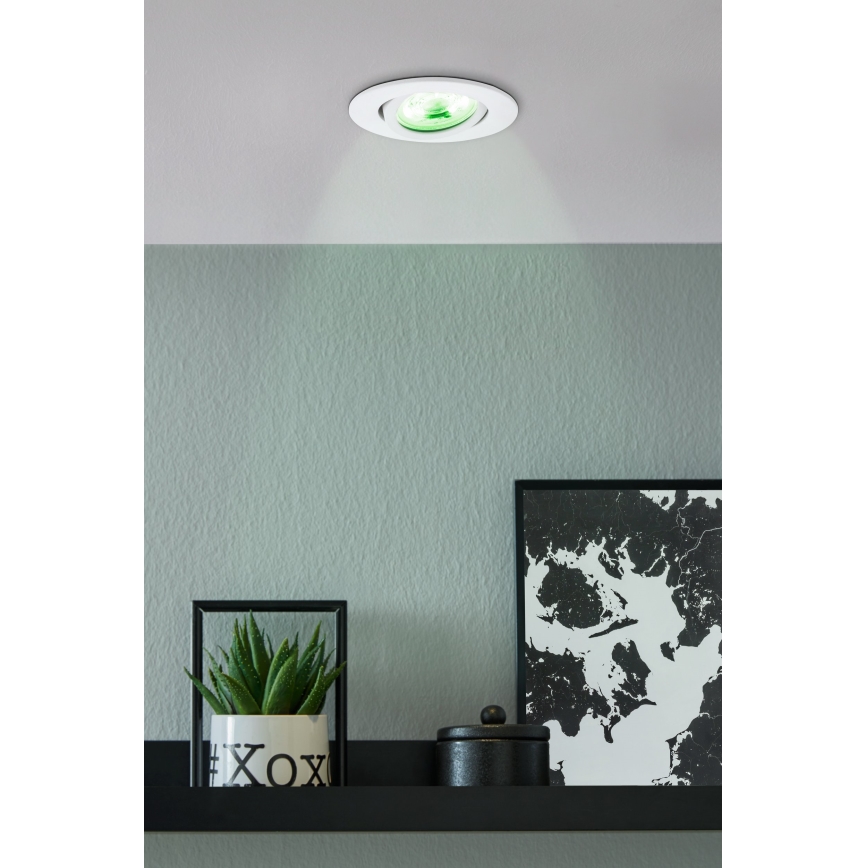 Eglo - LED RGBW Himmennettävä upotettu valo LED/5W/230V ZigBee