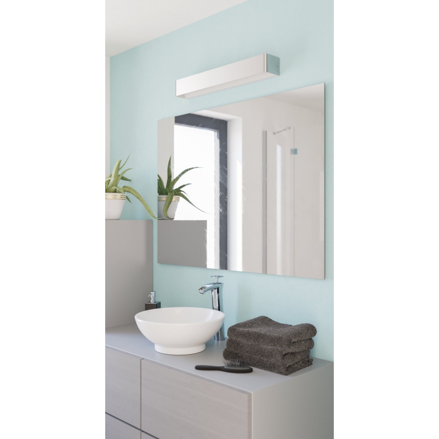 Eglo - LED-seinävalaisin kylpyhuoneeseen LED/26,5W/230V 3000K IP44 mattakromi