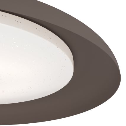 Eglo 99704 - LED-kattovalaisin PENJAMO LED/17,1W/230V ruskea
