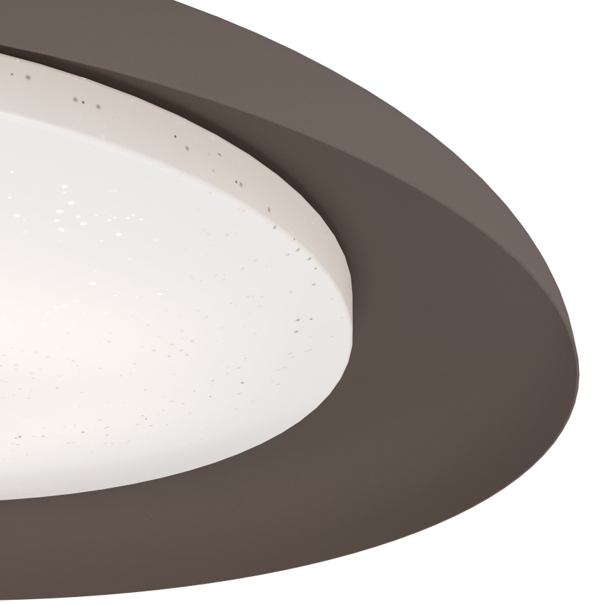 Eglo 99704 - LED-kattovalaisin PENJAMO LED/17,1W/230V ruskea