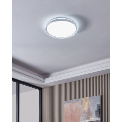 Eglo - LED Himmennettävä kattovalo LED/40W/230V 3000-6500K+ kauko-ohjain