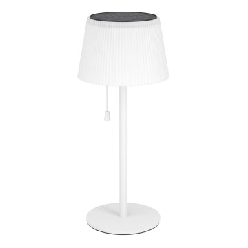 Eglo - aurinkokennolla ladattava LED-pöytälamppu LED/2,3W/3,7V 3000/4000/6500K 1800 mAh IP44 valkoinen