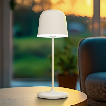 Eglo - Himennettävä kosketusohjattu ladattava LED-pöytälamppu ulkokäyttöön LED/1,8W/5V 2500/3000/4000K 2500 mAh IP54 kermanvärinen