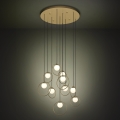 Eglo - Himmennettävä LED-kattokruunu johdossa 10xLED/3W/230V 3000K halkaisija 58 cm kulta