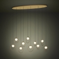 Eglo - Himmennettävä LED-kattokruunu johdossa 10xLED/3W/230V 3000K kulta
