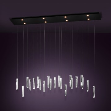 Eglo - Himmennettävä LED-kattokruunu johdossa 8xLED/4,2W/230V 3000K läpinäkyvä