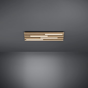 Eglo - Himmennettävä LED-kattovalaisin 4xLED/9W/230V 3000K 22x78 cm ruskea