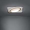 Eglo - Himmennettävä LED-kattovalaisin LED/28W/230V+LED/13W+ LED/2,8W 3000-6500K musta + kauko-ohjaus