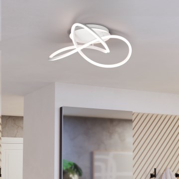 Eglo - himmennettävä LED-kattovalaisin LED/40W/230V 2200-6500K halkaisija 83 cm valkoinen + kaukosäädin