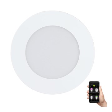 Eglo - Himmennettävä LED-kylpyhuonevalaisin, 5,4 W, 230 V, IP44, ZigBee, halkaisija 11,7 cm