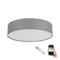 Eglo - Himmennettävä LED-RGB-kattovalaisin ROMAO-C LED/33W/230V + Kauko-ohjaus