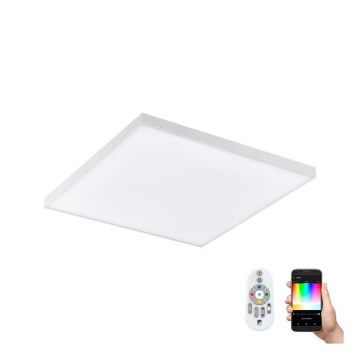 Eglo - Himmennettävä LED-RGB-kattovalaisin TURCONA-C LED/15W/230V + kauko-ohjaus